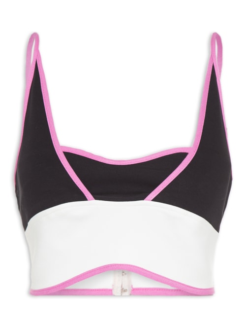 Top Color Com Recortes – Branco