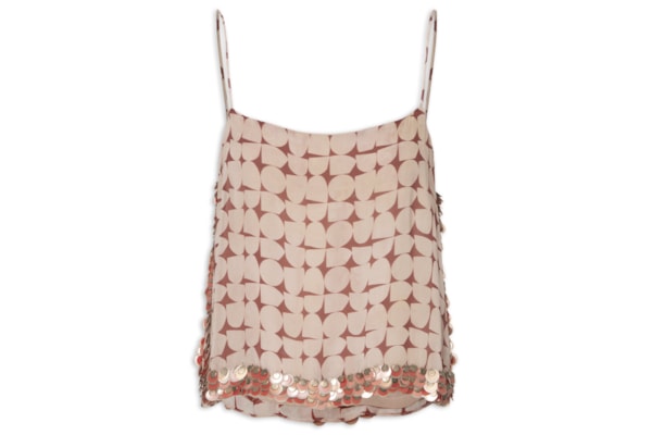 Top Com Barra Bordada - Rosa