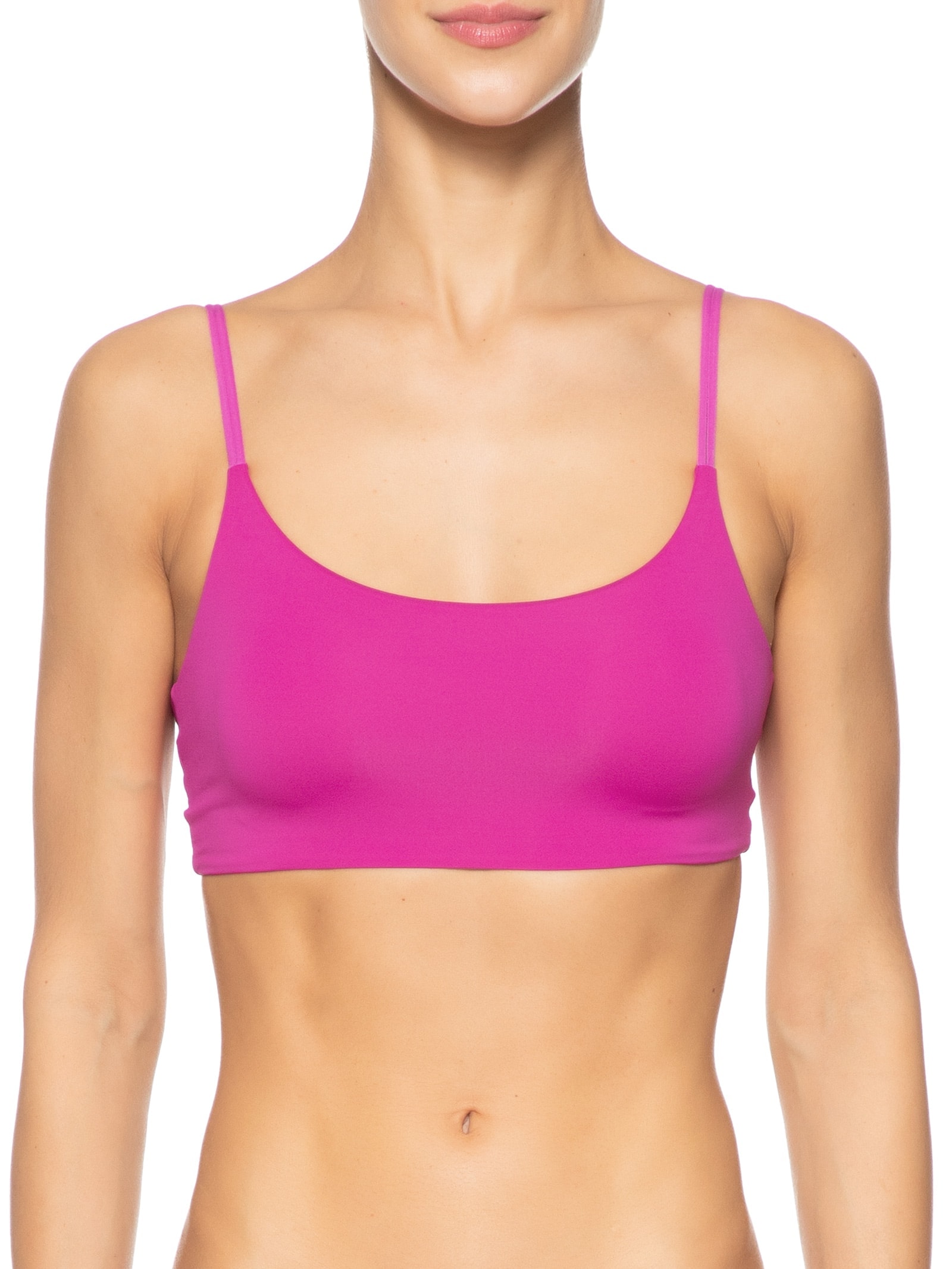 Top Com Bojo Removível em Microfibra Rosa Hope