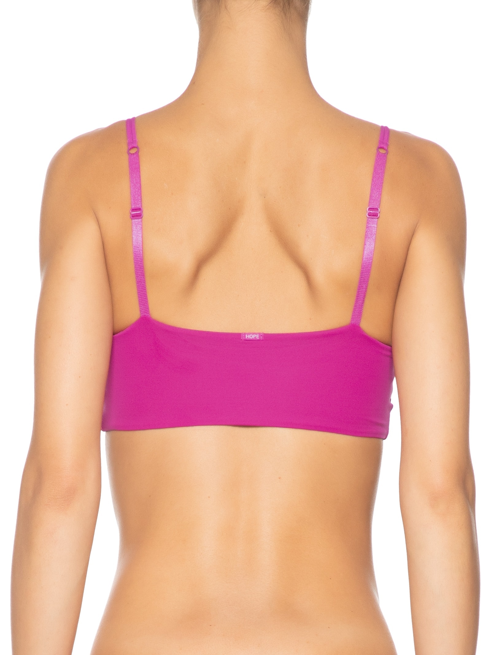 Top Com Bojo Removível em Microfibra Rosa Hope