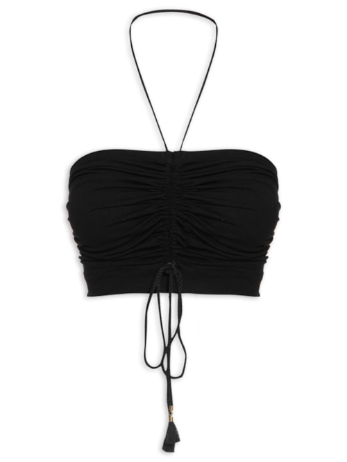 Top Com Cardarço – Preto