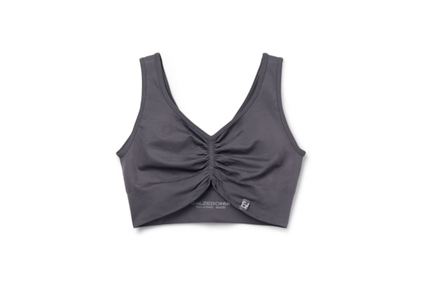 Top Com Efeito Modelador - Cinza