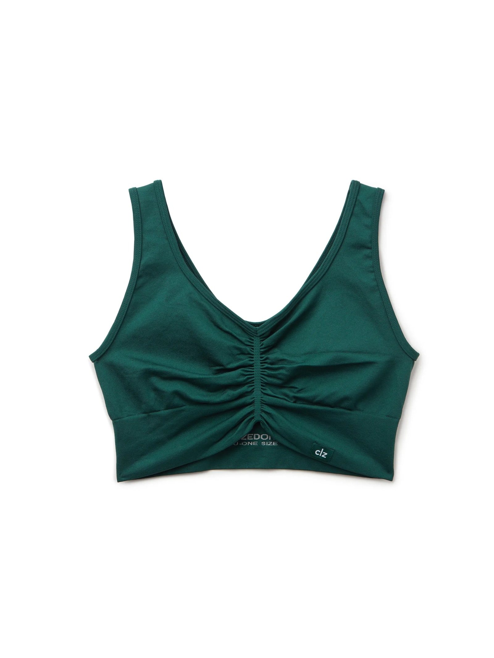 Top Com Efeito Modelador Verde Calzedonia