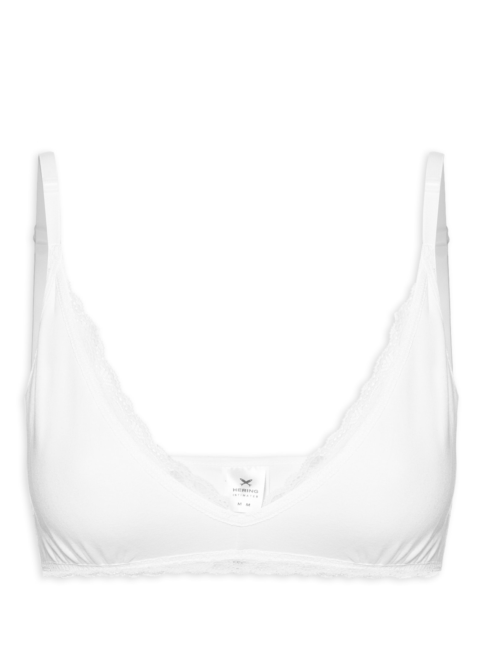 Top Com Renda Branco Hering Intimates