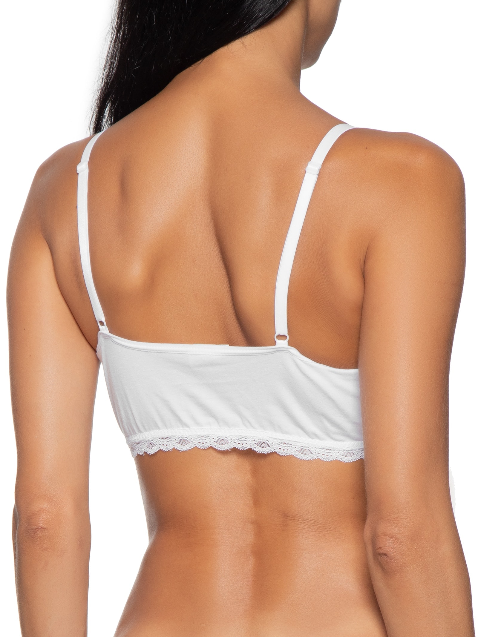 Top Com Renda Branco Hering Intimates