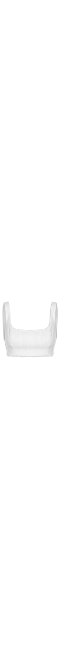 Top Corselet Alças - Branco
