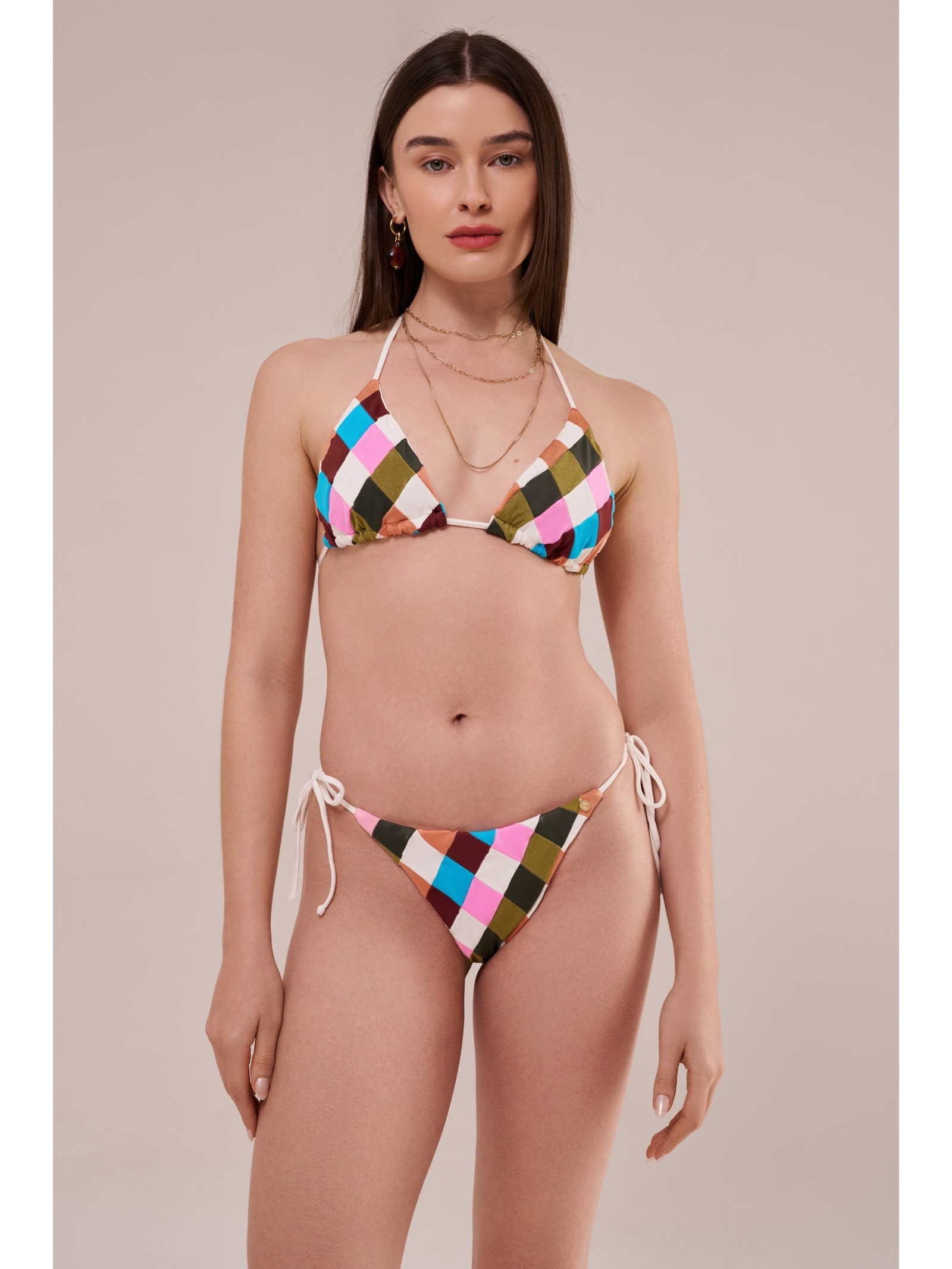 top cortininha gisele patchwork Suntime