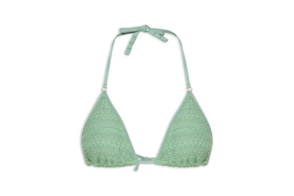 Top Cortininha Viés Mesh Malibu - Verde