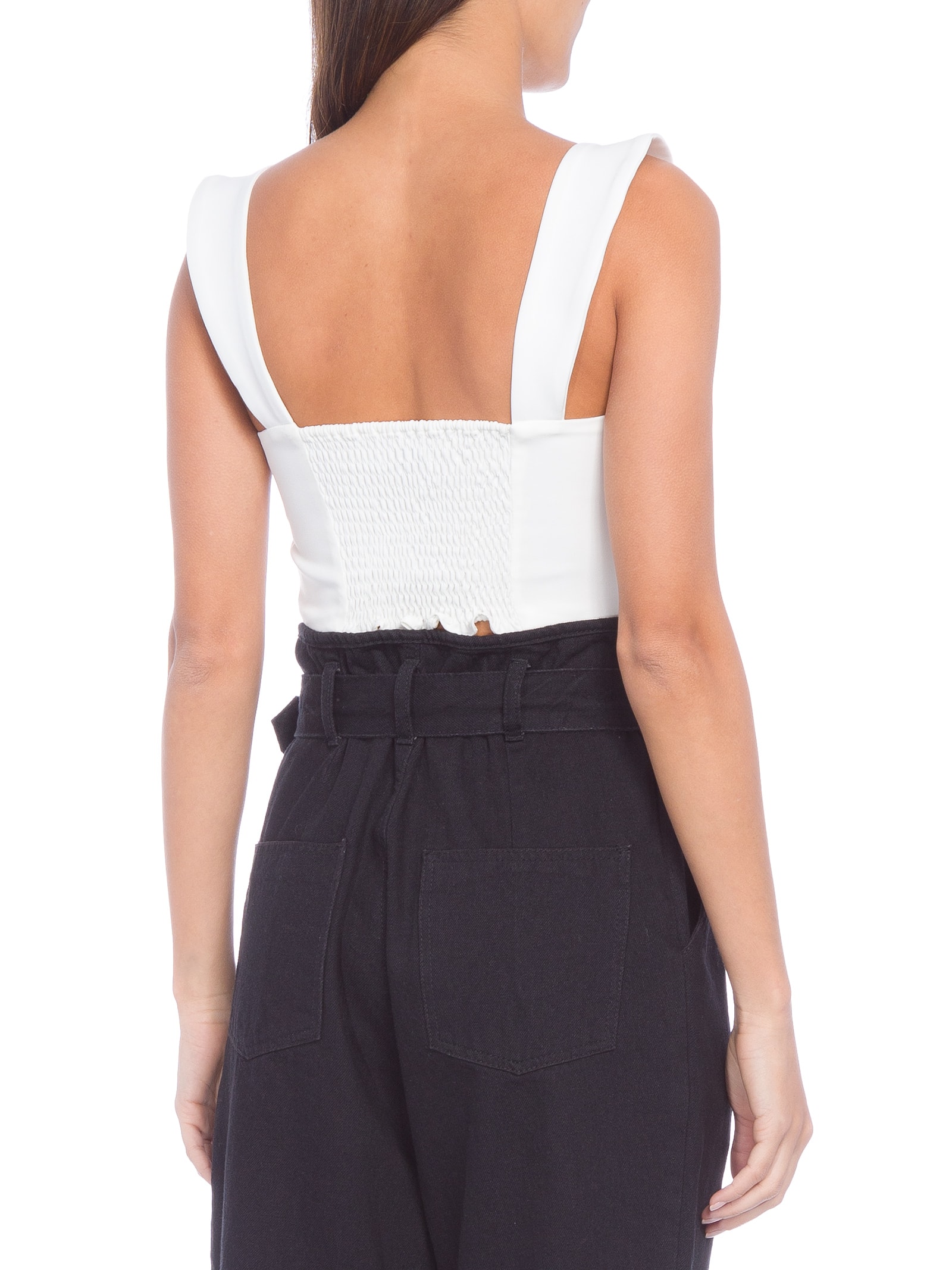 Top Cropped Com Botões Off White Market 33