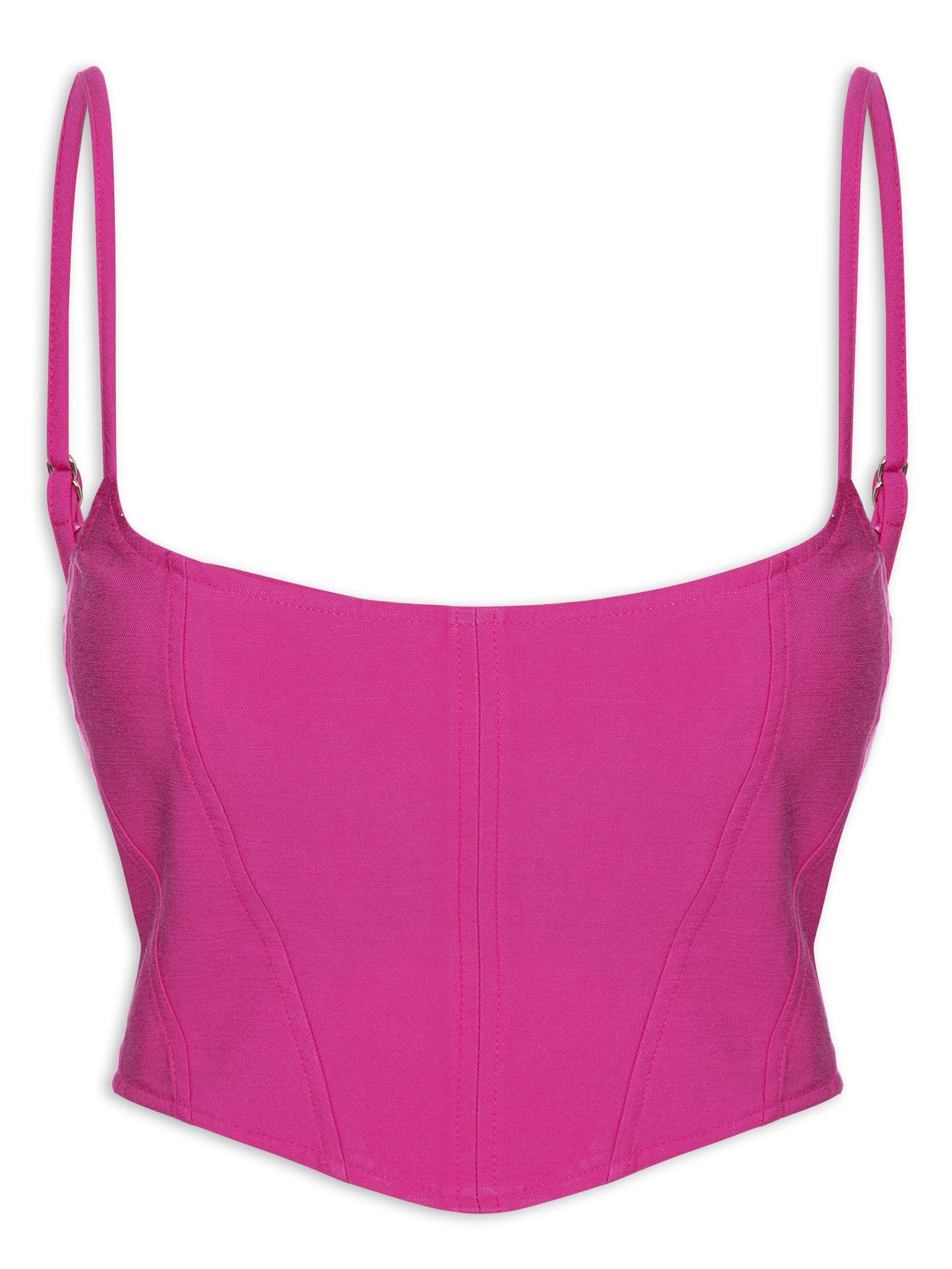 Top Cropped Corset Rosa My Favorite Things