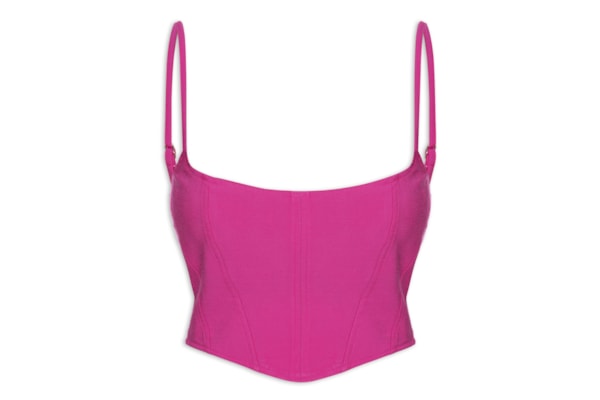 Top Cropped Corset - Rosa