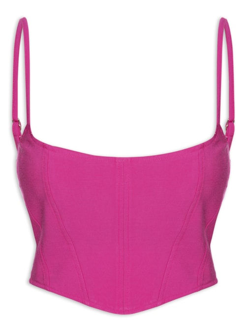 Top Cropped Corset - Rosa