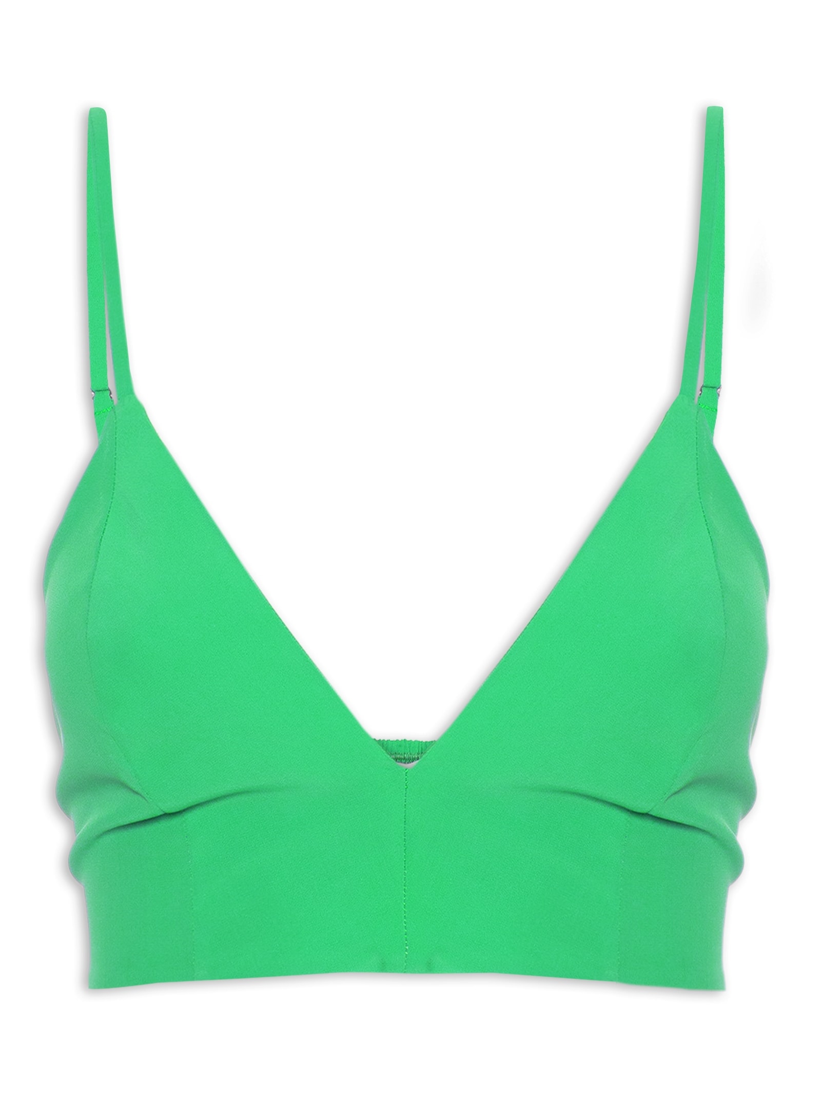 Top Cropped Cortininha Verde Market 33