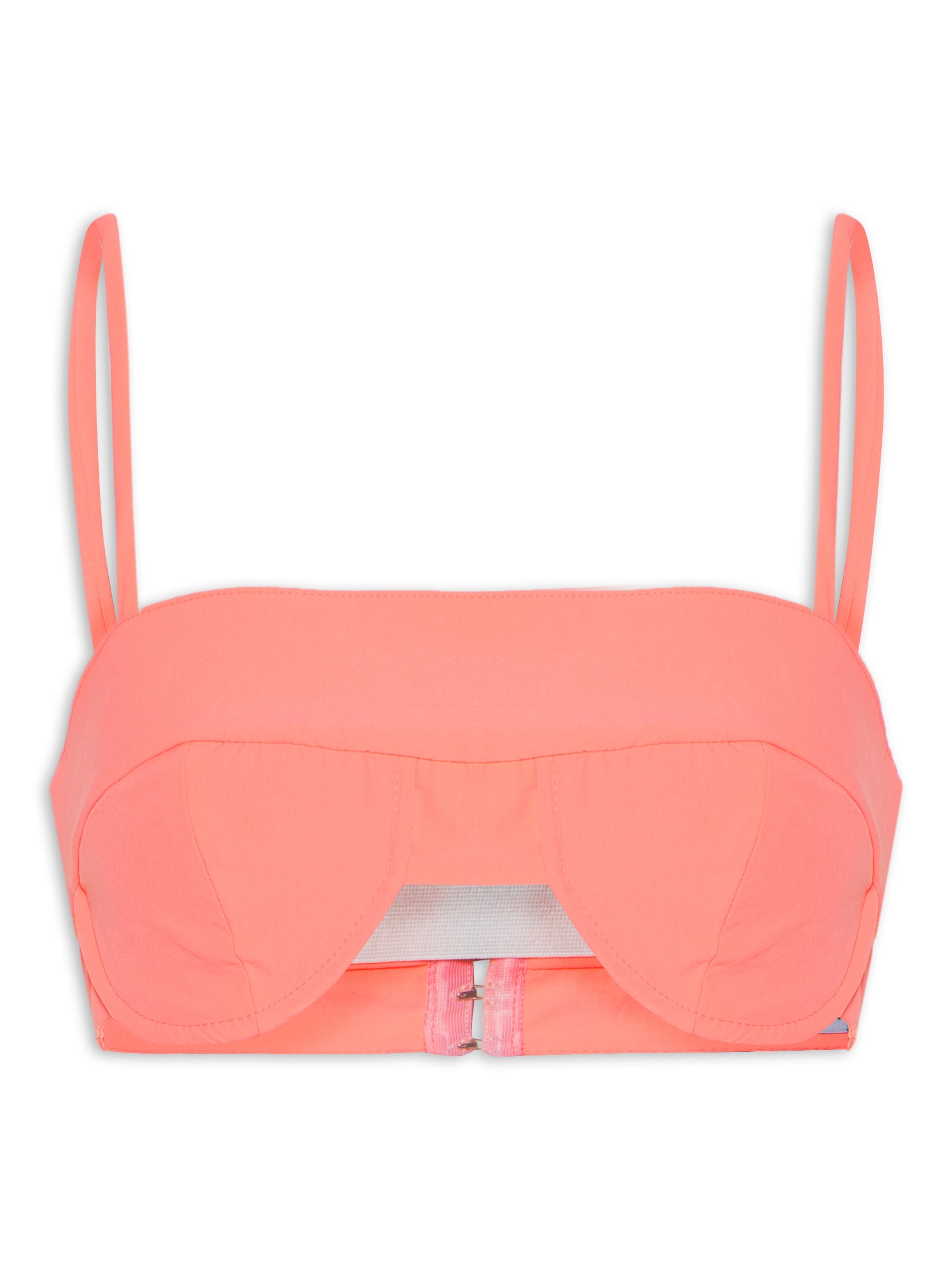 Top Cropped De Alças Laranja Lança Perfume