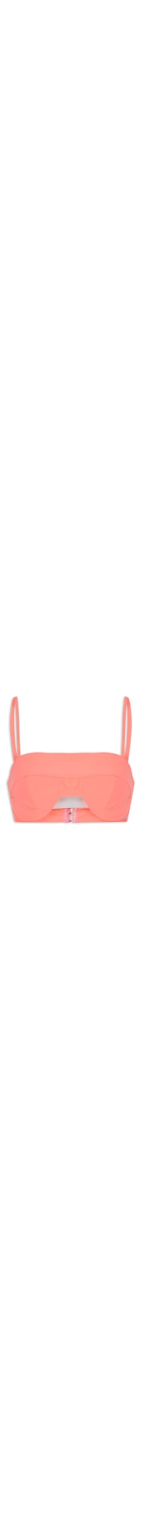 Top Cropped De Alças - Laranja