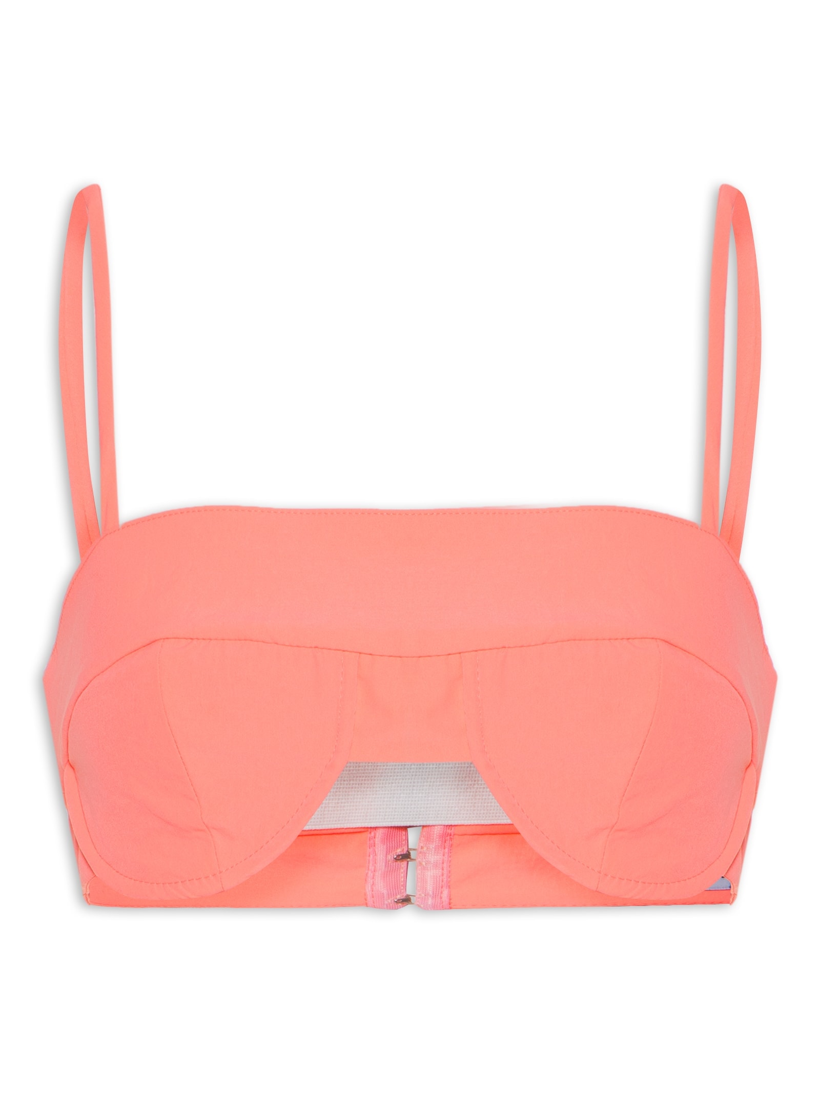 Top Cropped De Alças Laranja Lança Perfume