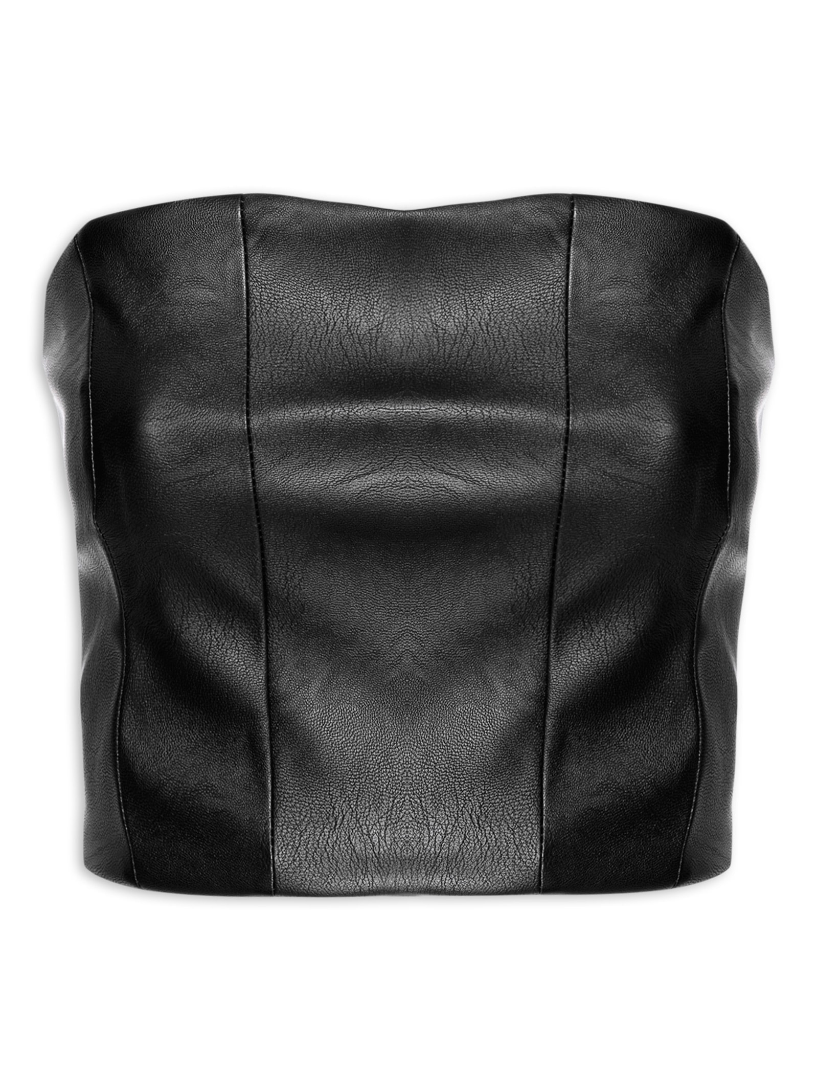 Top Cropped Faixa Preto Market 33