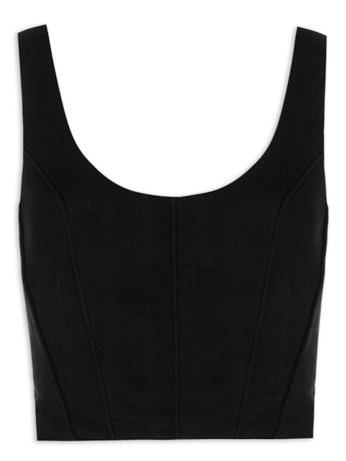 Top Cropped Irene – Preto