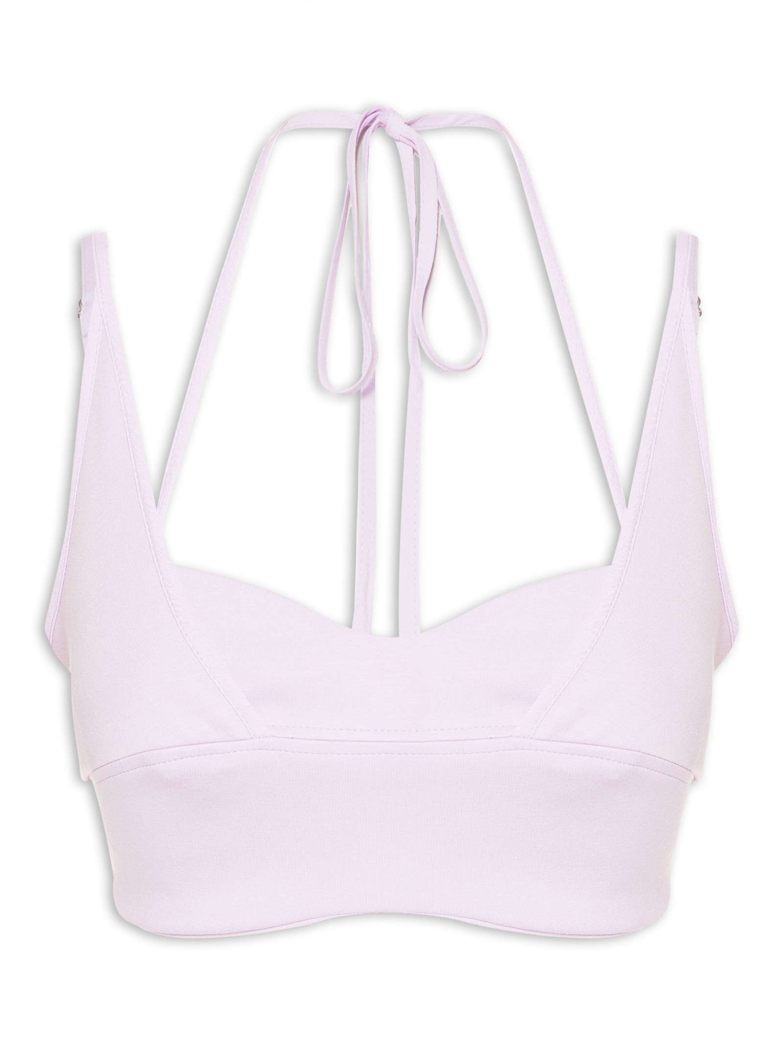 Top Cropped Lilás Open