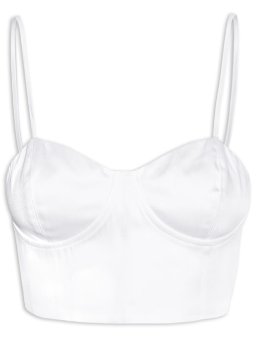 Top Cropped Maxine – Off White