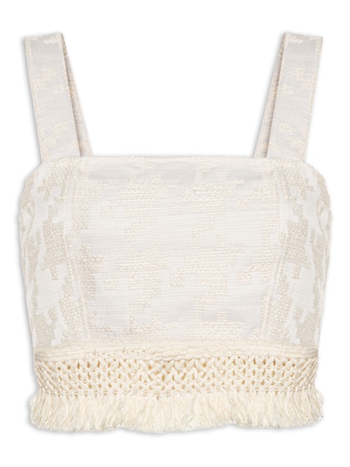 Top Cropped Raissa – Off White