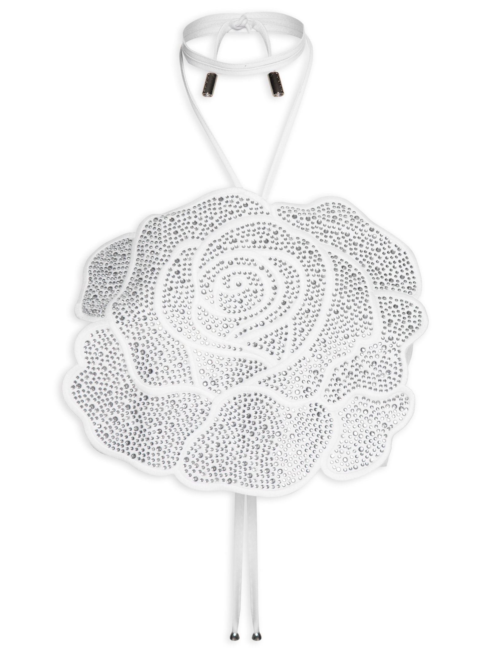 Top Cropped Shine - Lança Perfume - Branco