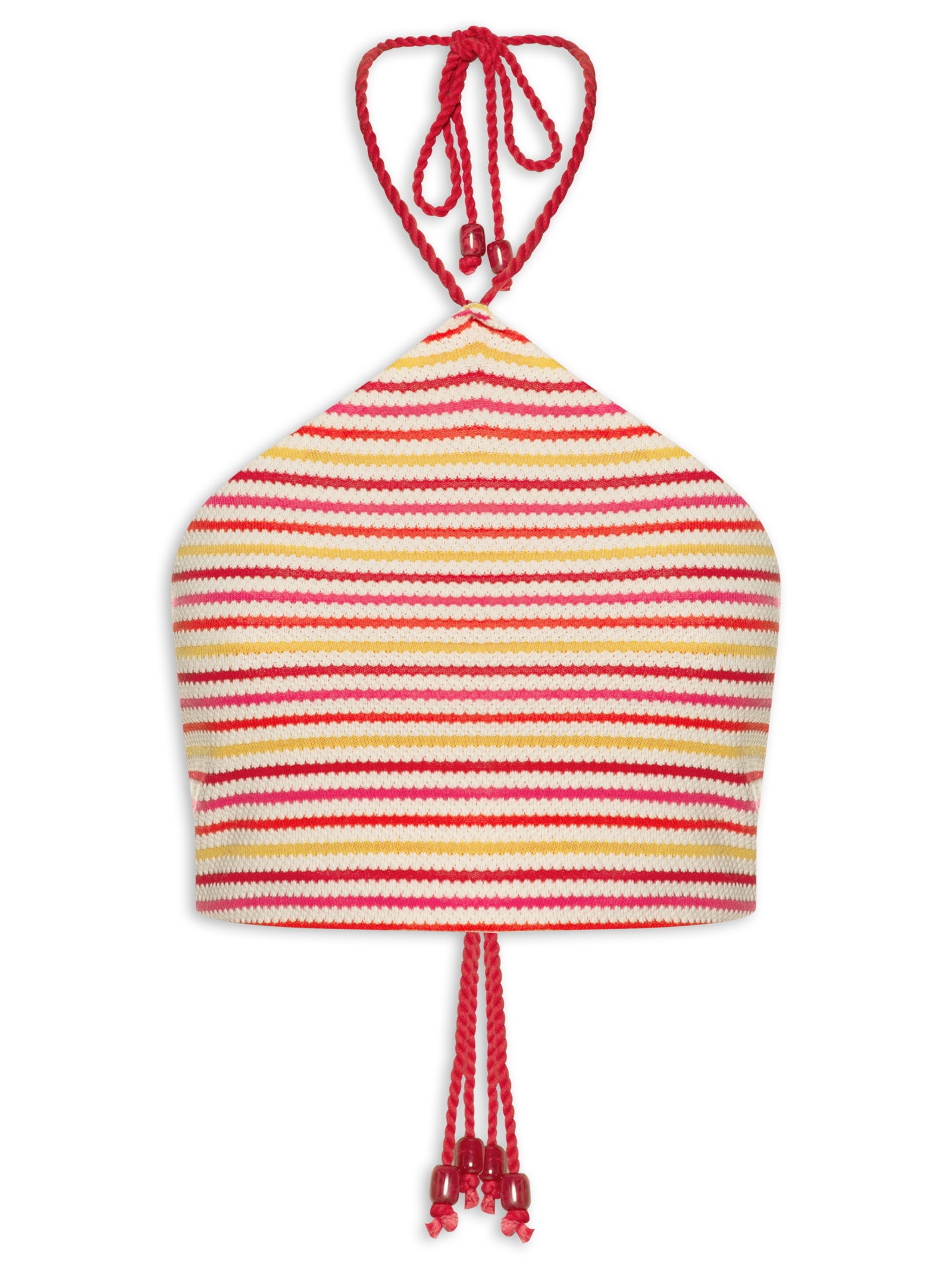 Top Cropped Tricot Color Vermelho Market 33