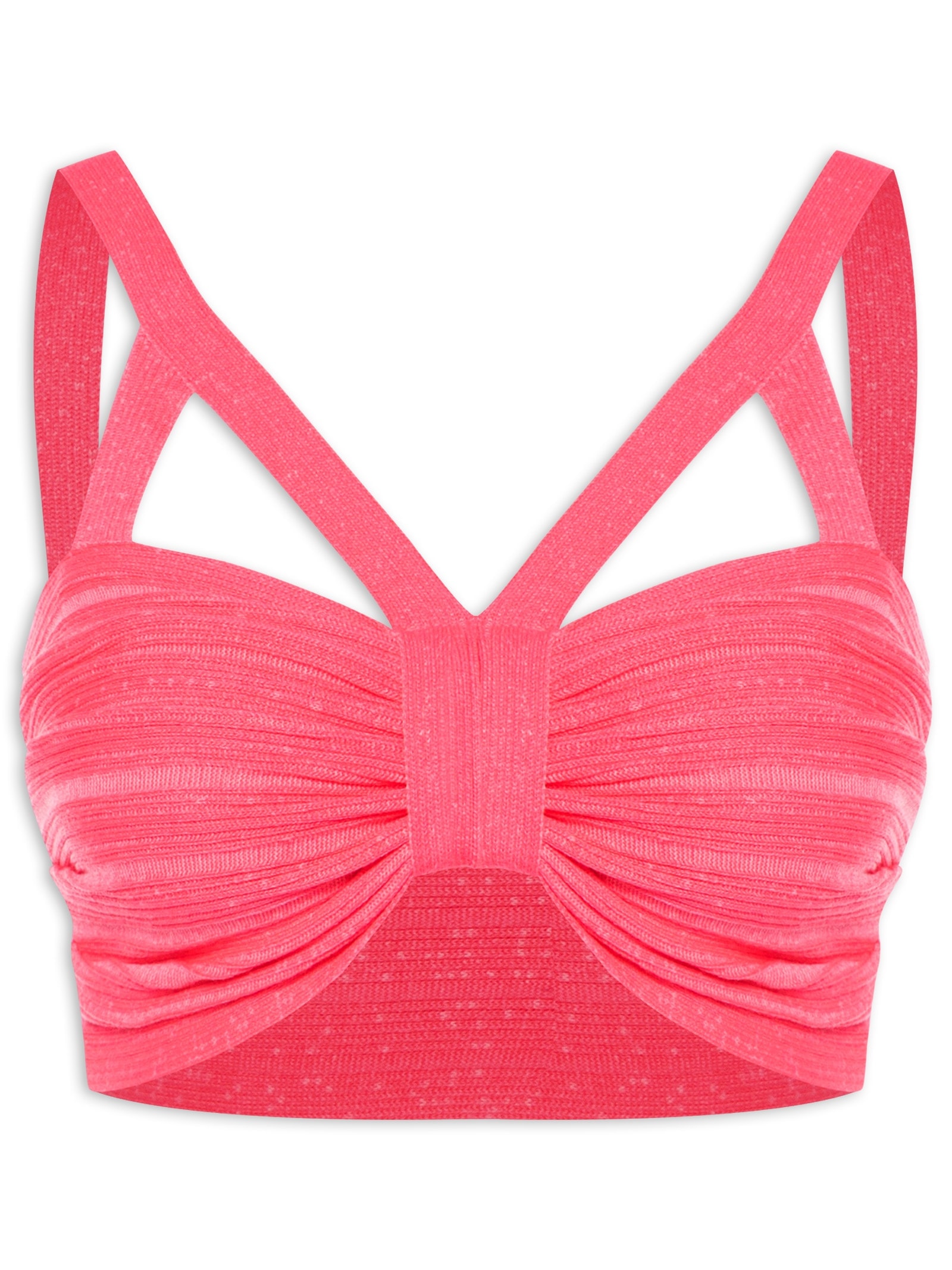 Top Cropped Tricot Rosa Market 33