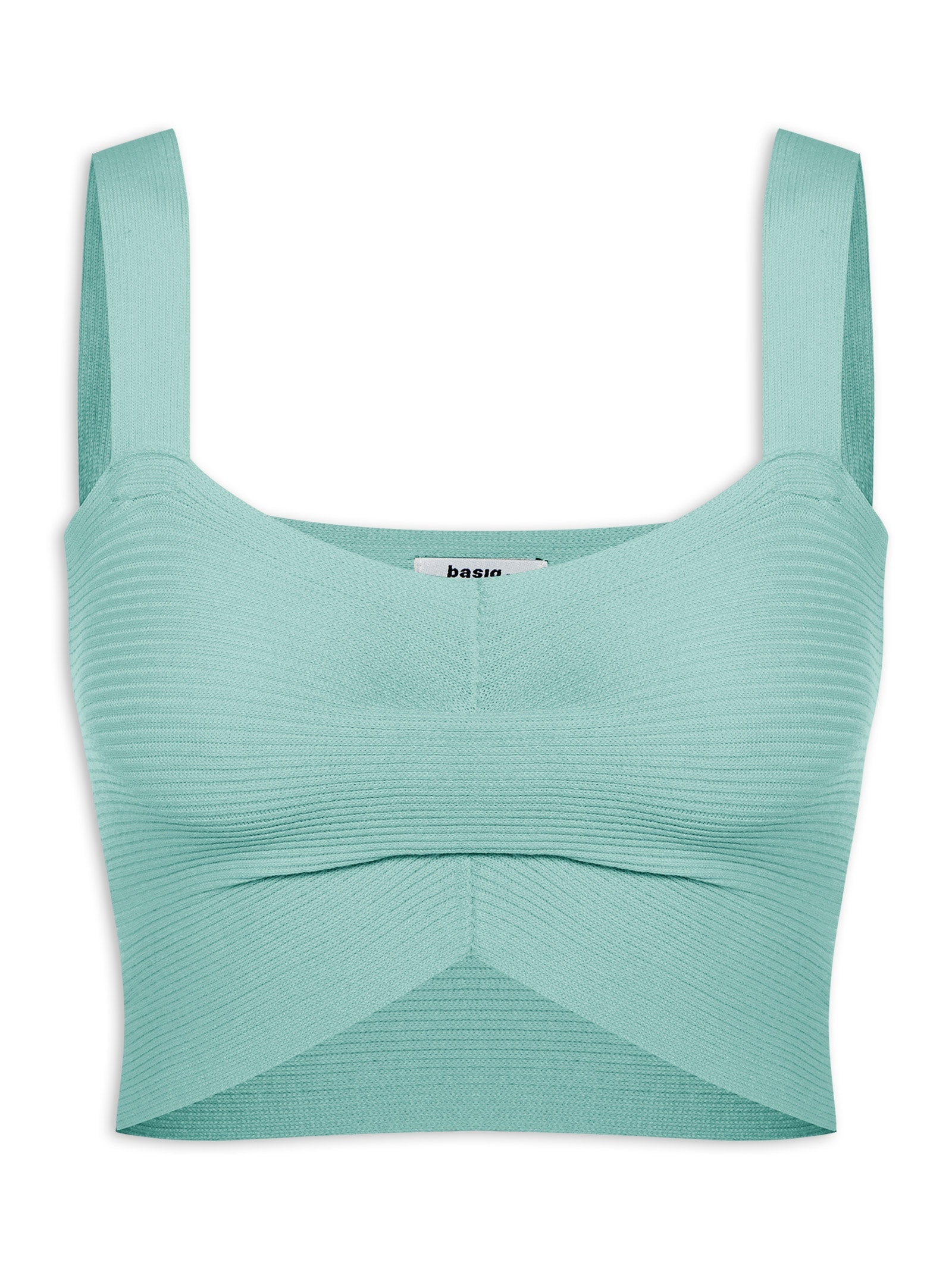 Top Cropped Verde Basiq