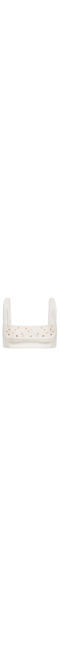 Top Curto Cleo Det - Branco
