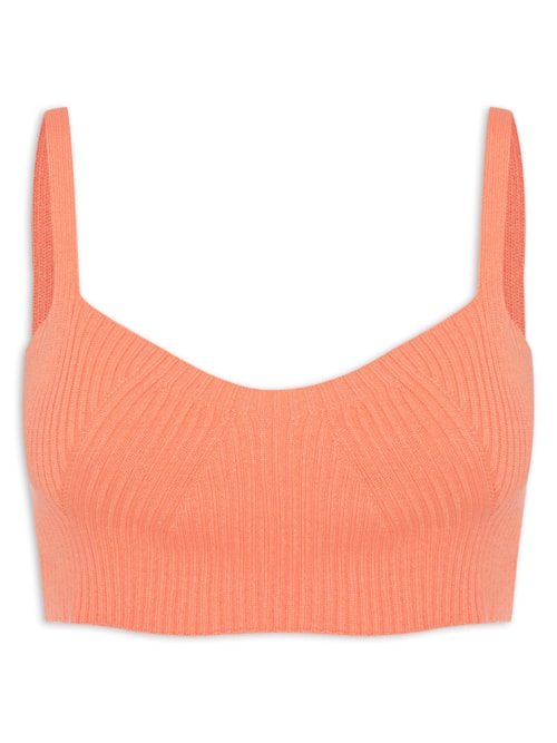 Top De Alça Básico – Laranja