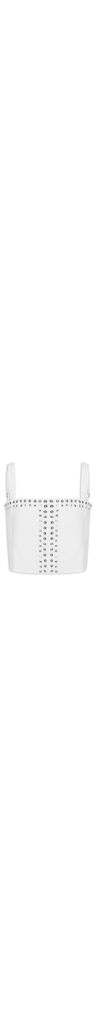 Top De Alças Cropped - Branco