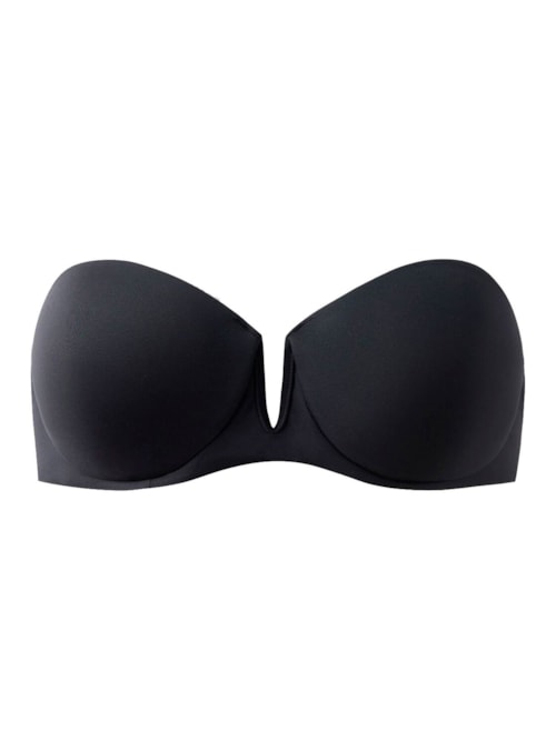 Top De Biquíni Push-Up Almofadado Indonesia Eco – Preto