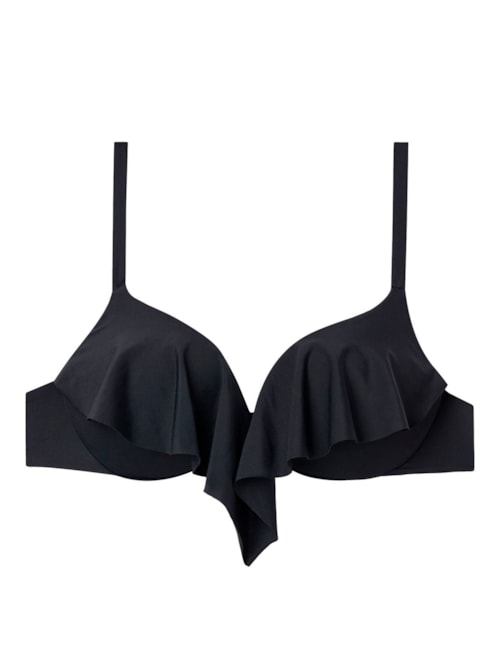 Top De Biquíni Push-Up Superalmofadado Indonesia Eco - Preto