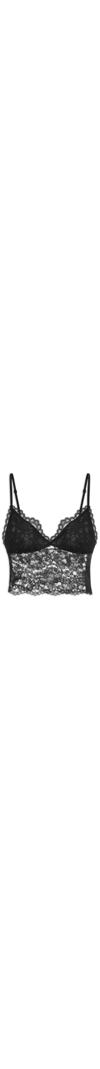 Top De Renda - Preto