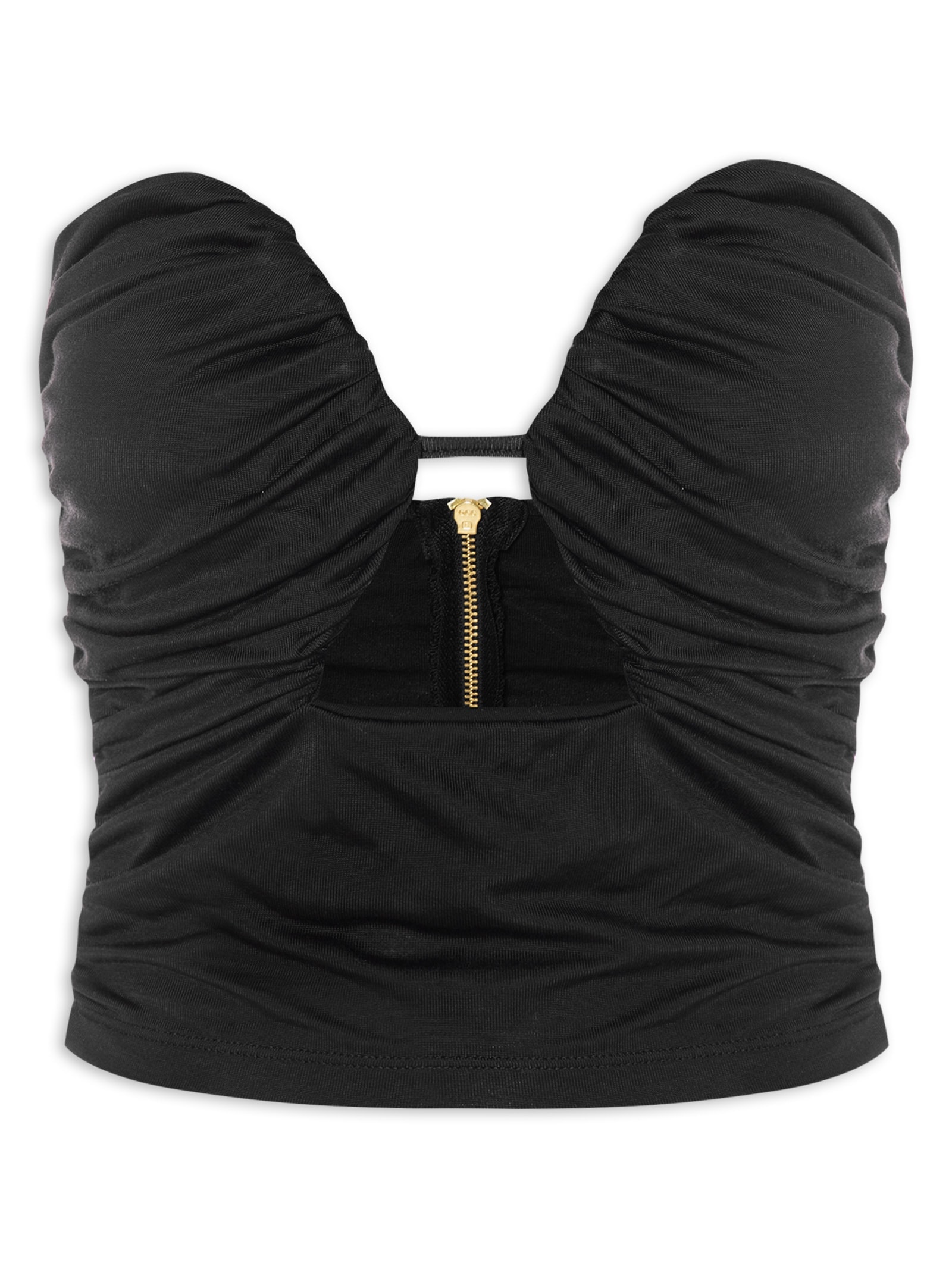 Top Decote Preto  Colcci