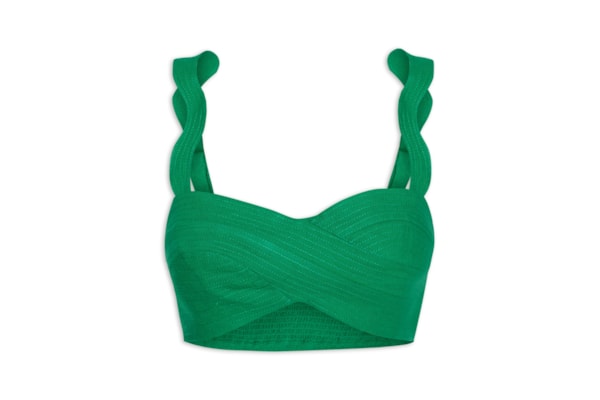 Top Detalhe Alça - Verde