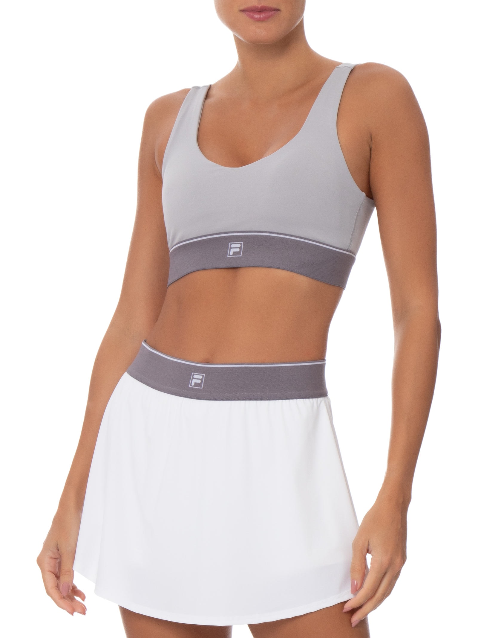 Top Elastic One Cinza Fila