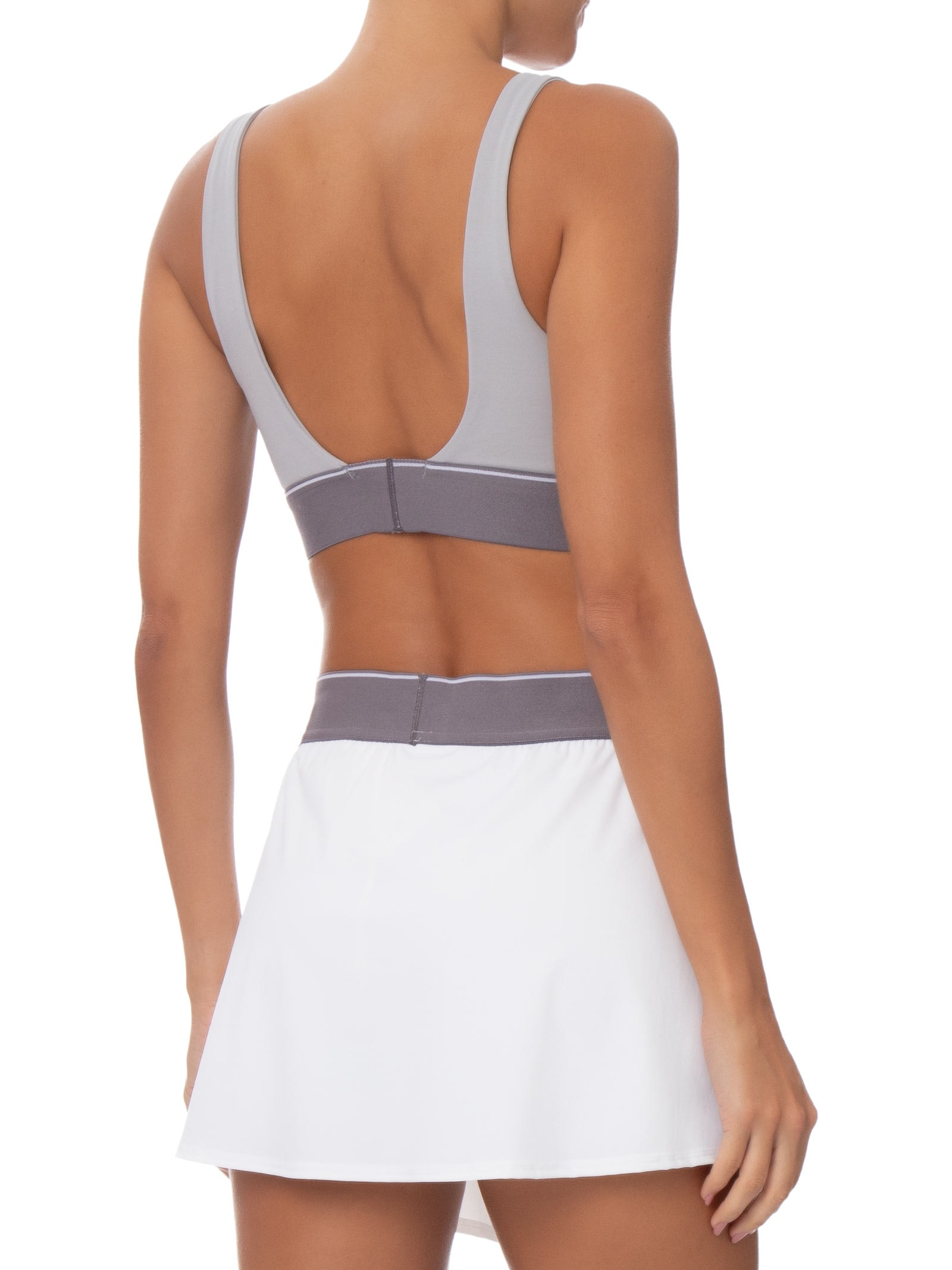 Top Elastic One Cinza Fila