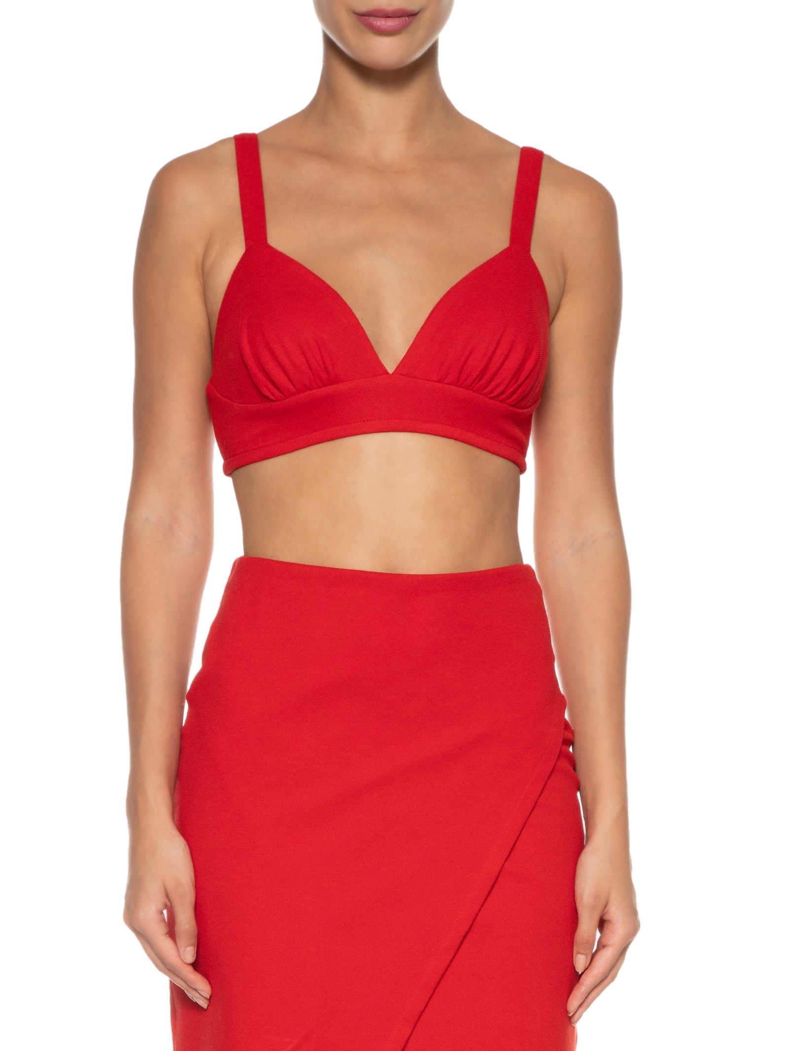 Top Em Malha Estruturada Vermelho '2Essential