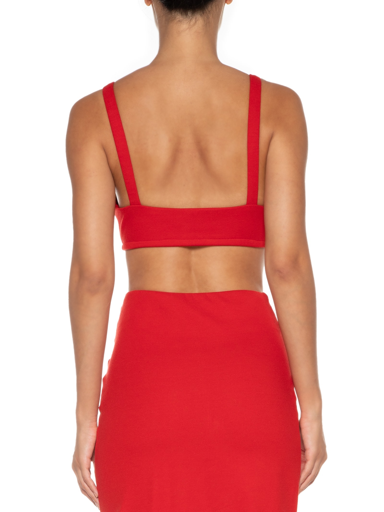 Top Em Malha Estruturada Vermelho '2Essential