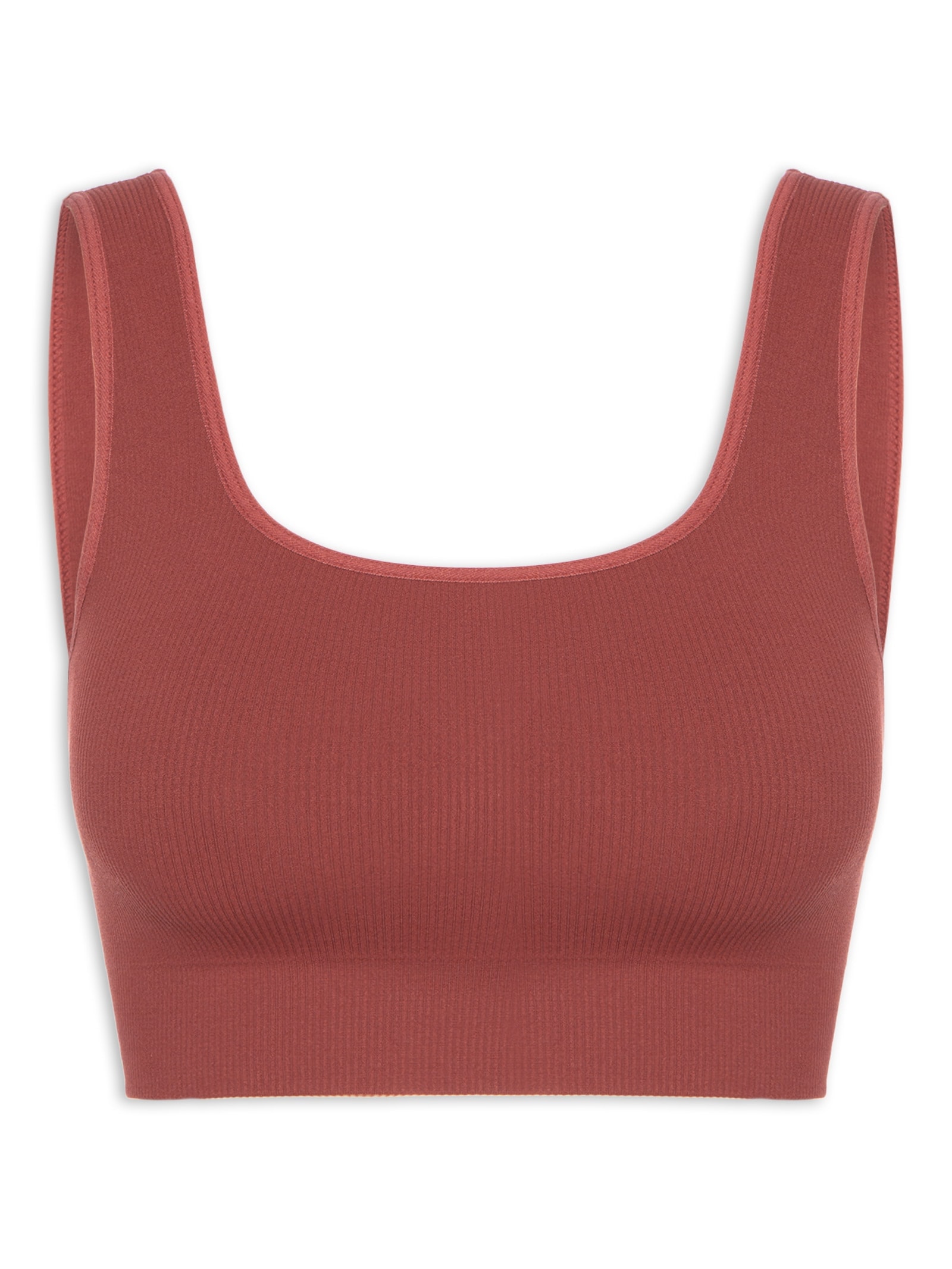 Top Em Microfibra Canelada Free Vinho Hope