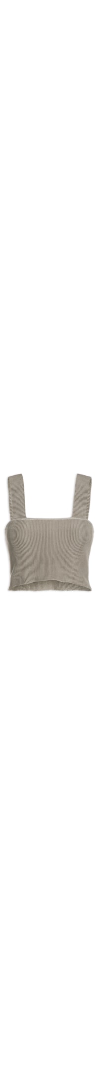 Top Em Tricot - Cinza