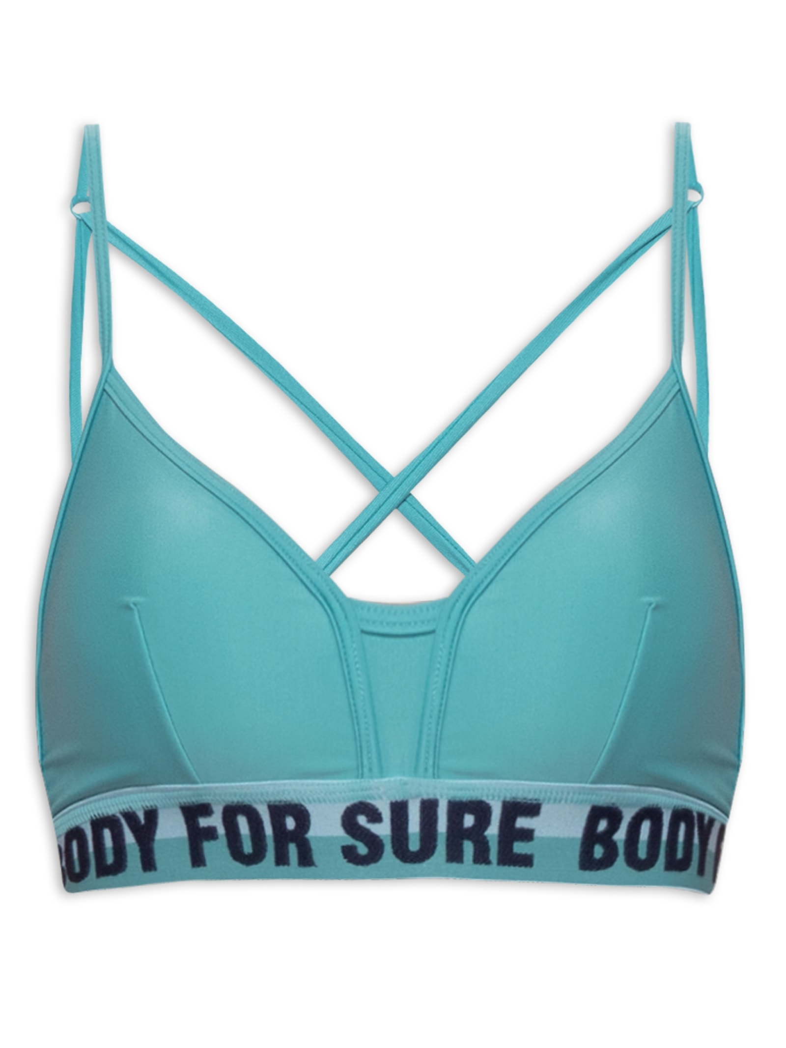 Top Especial Liso Azul Body For Sure