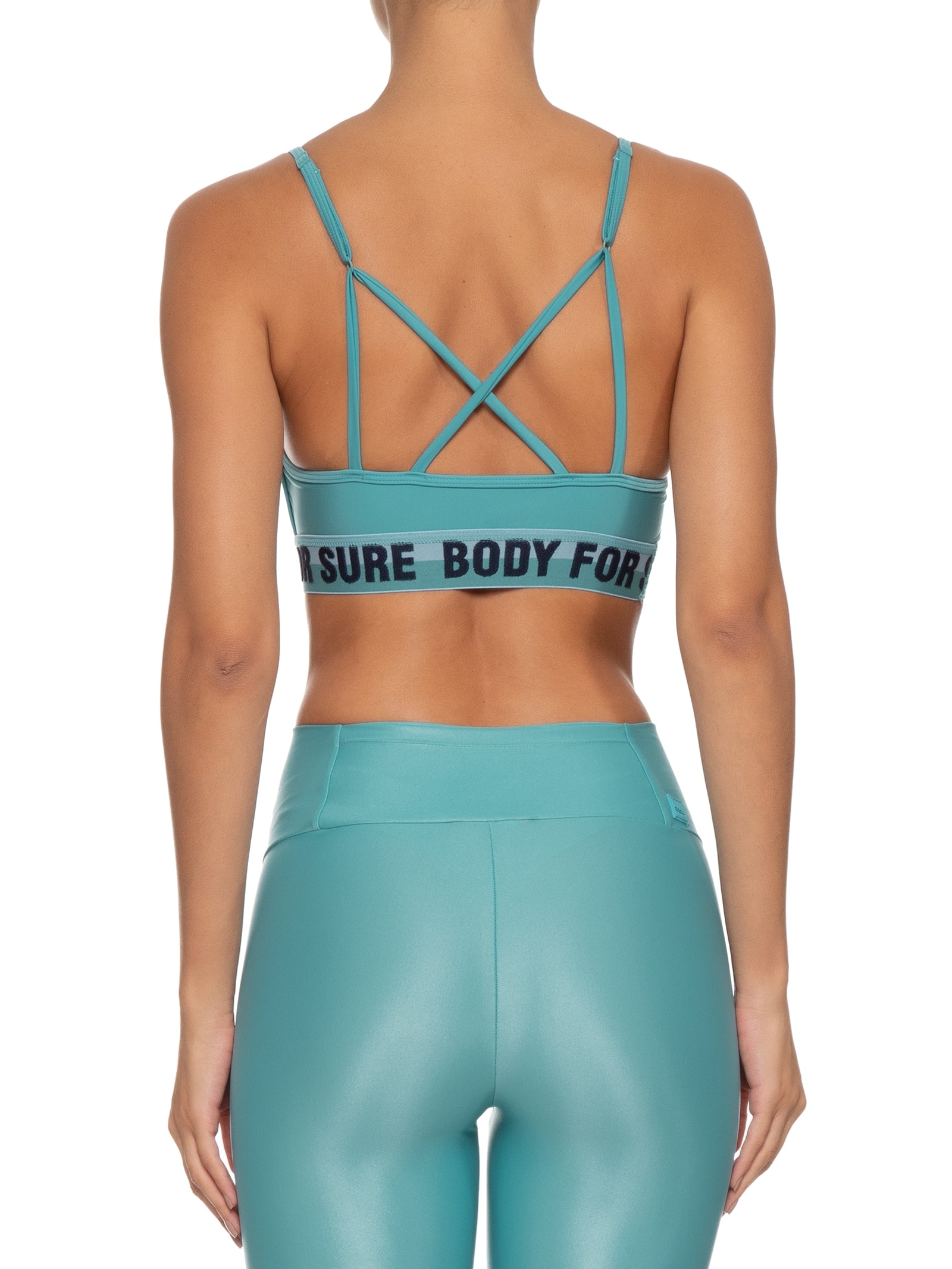 Top Especial Liso Azul Body For Sure