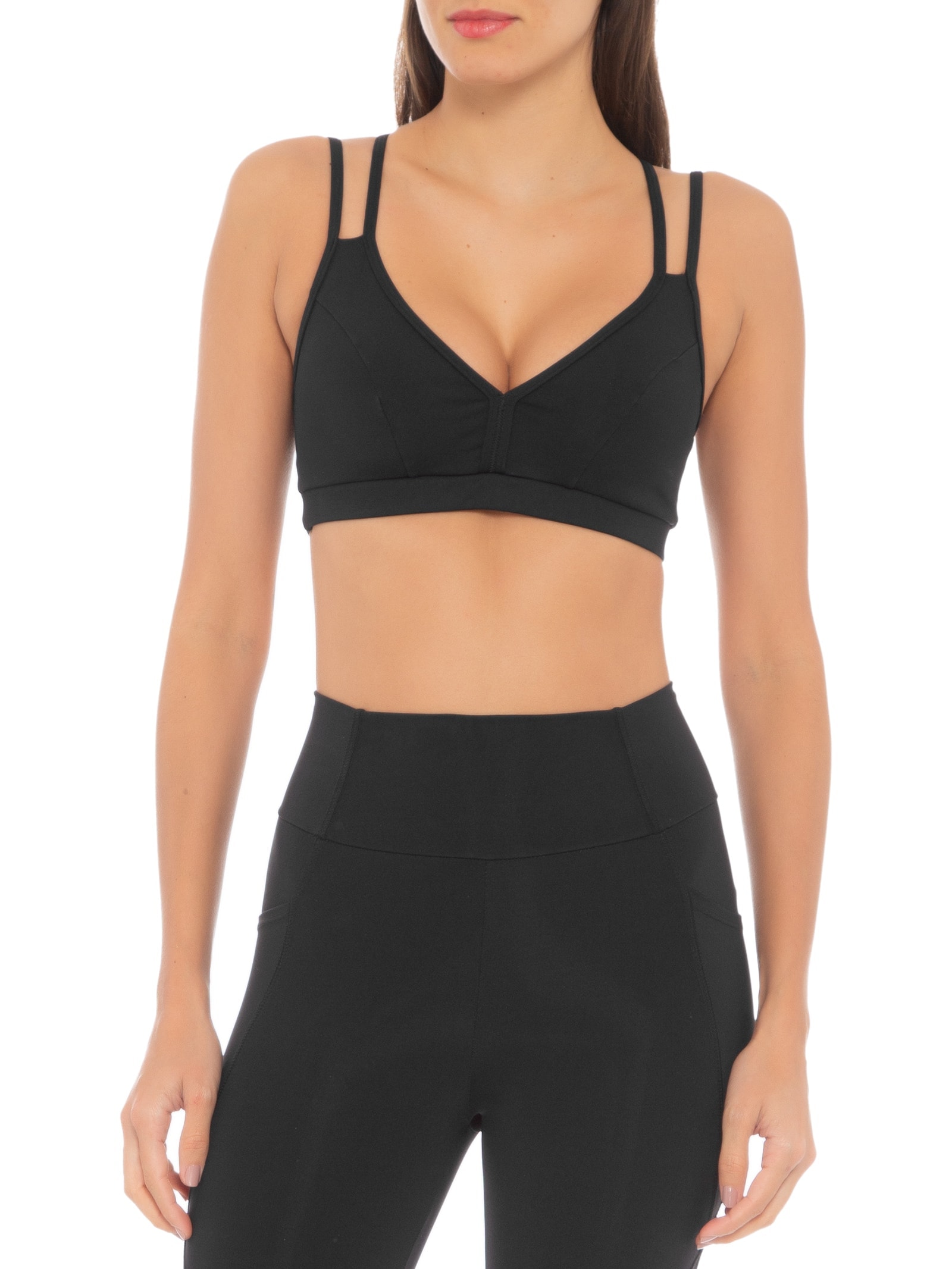 Top Especial Liso Preto  Body For Sure