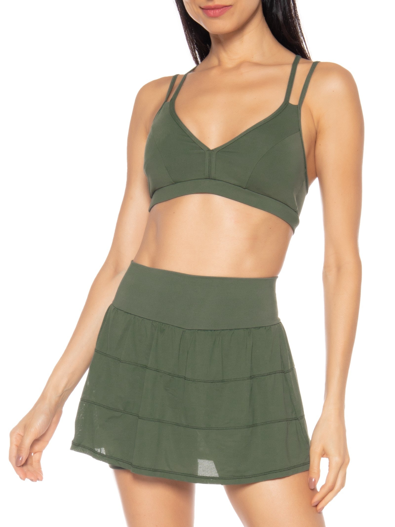 Top Especial Liso Verde Body For Sure