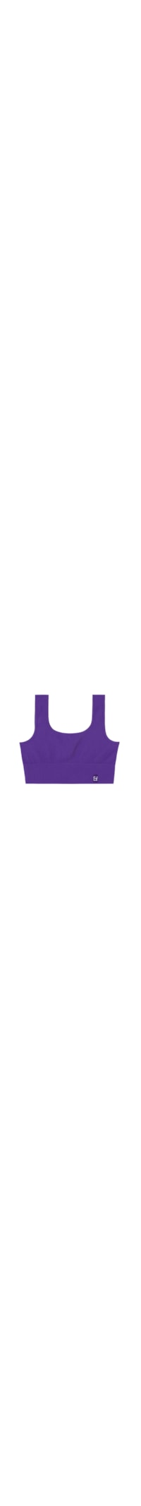 Top Esportivo Canelado Sem Costuras - Roxo