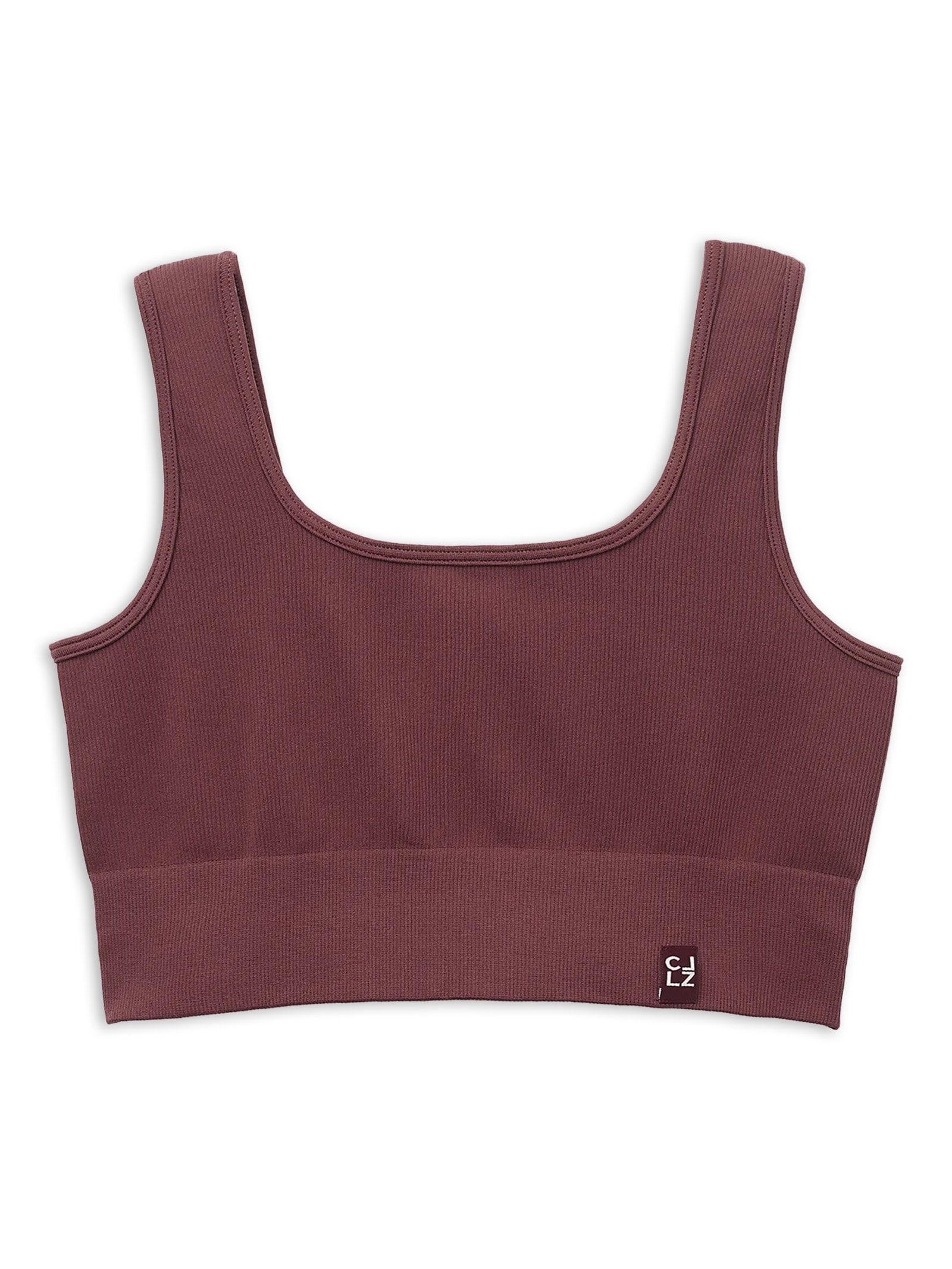 Top Esportivo Canelado Sem Costuras Vermelho Calzedonia