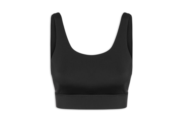 Top Esportivo Com Transpasse Costas - Preto